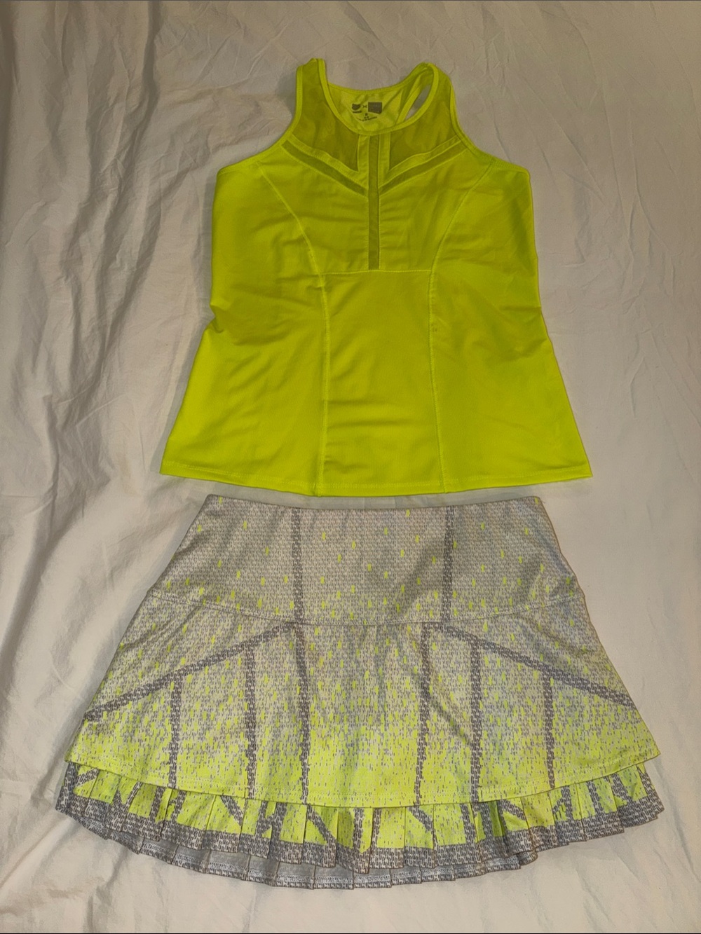 Lucky in Love x K Swiss Neon Tennis Outfit